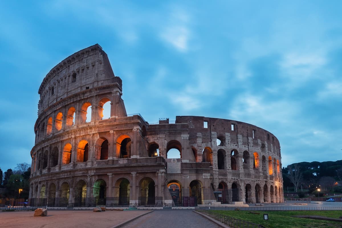 Rome city skyline